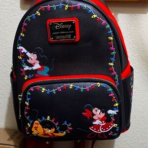 Loungefly Disney Mickey's Light Up Decorations Mini Backpack